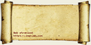 Hana Stevančević vizit kartica